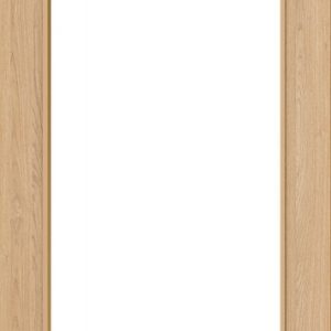 Flush Oak D05 Glazed FD30 44mm Pre-Finished Firedoor - DE